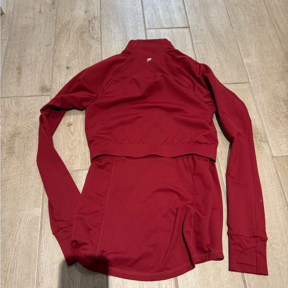 Fabletics Burgundy Jacket - image 4